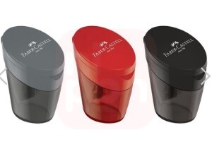 Apontador com Depósito Retangular - Faber-Castell