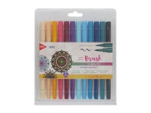 Caneta Brush 12 Cores Tons Boho Chic - Tris