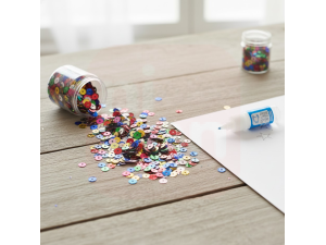 Lantejoula Escolar 100g – Cores 